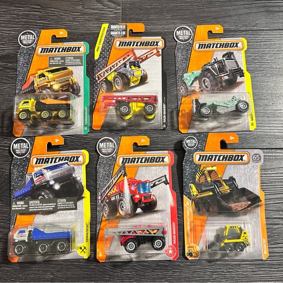 Matchbox Construction Vehicle Lot – Set of 6 – New in Package - Picture 2 of 2